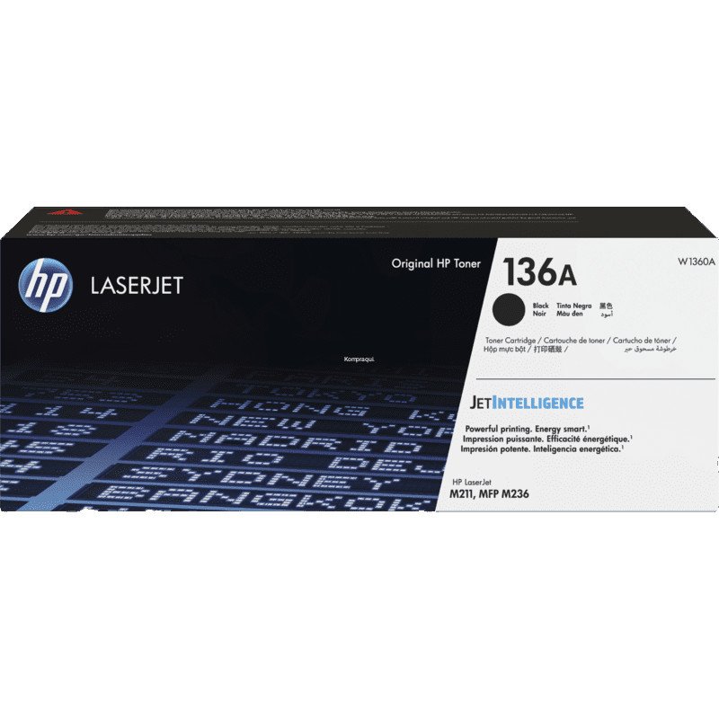 TONER HP 136A W1360A PRETO